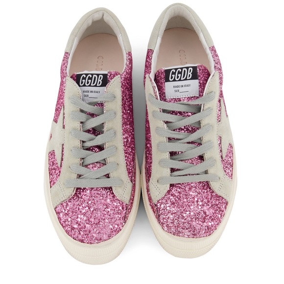 GOLDEN GOOSE Superstar May Pink Glitter Sneakers BRAND NEW - Picture 5 of 12